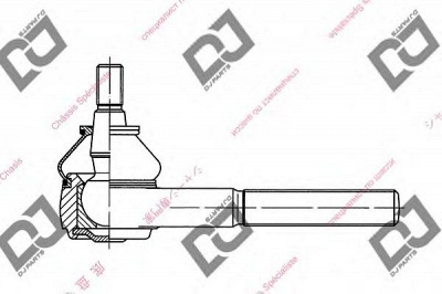 DJ PARTS de1131 -  Наконечник поперечной рулевой тяги